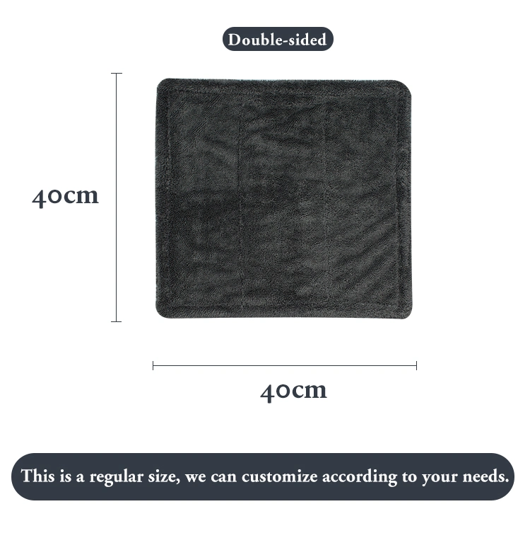 High Quality 1200GSM Car Wash Towel Twisted Loop Microfiber Car Drying Towel Microfiber Towel