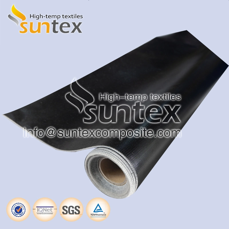 High Temperature 3784 Silicone Rubber Coated Fiberglass Fabric