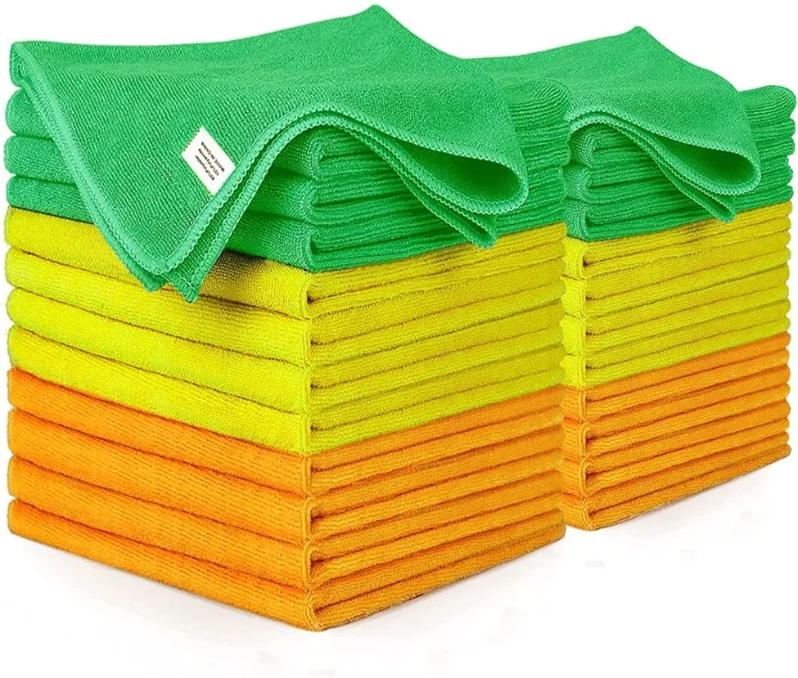 Microfiber Cleaning Wipes Colorful Hot Selling Car Cleaning Towel