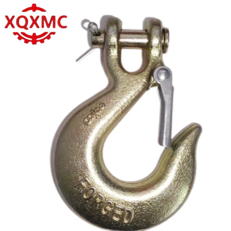 Factory Price G70 Forged Clevis Slip Hook with Latch for Trailer Chain