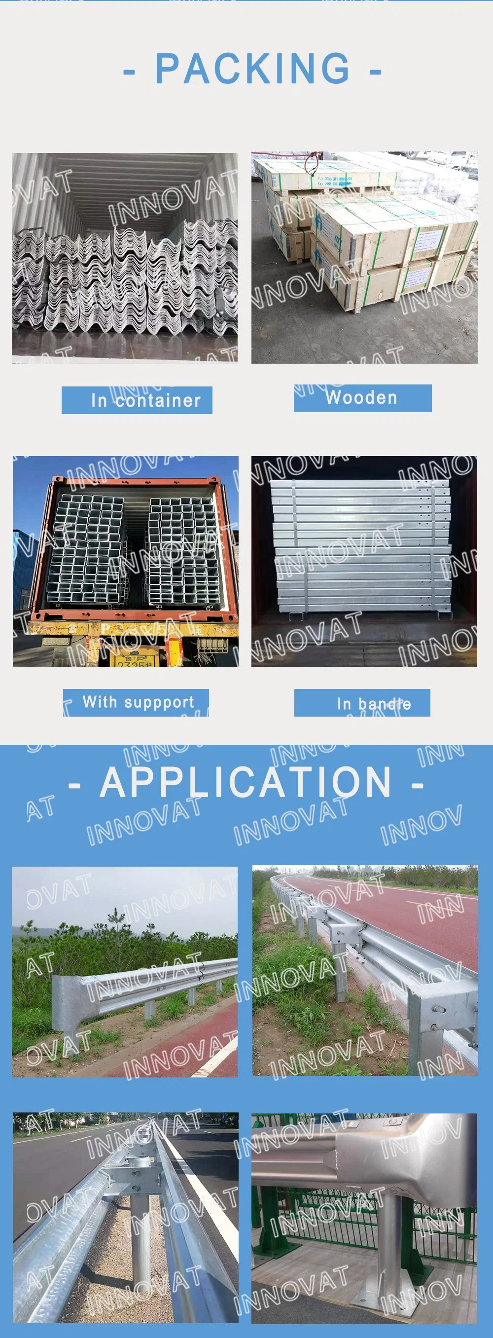 FRP Fiberglass Traffic Warning Sign Pile UV Resistant Fiberglass Products GRP SMC FRP Sign Pile