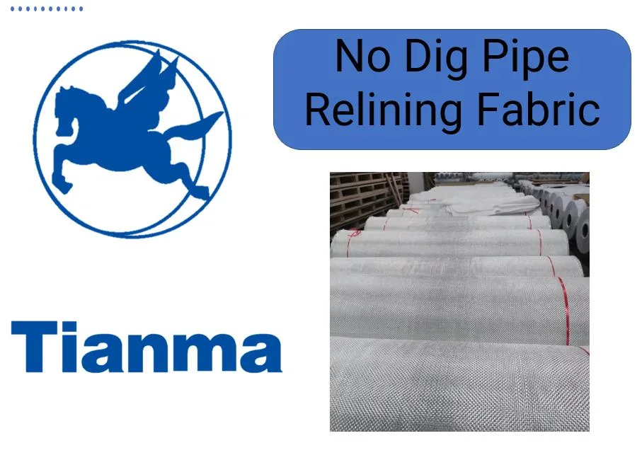 No Dig Pipe Relining Fabric, Fiberglass Reparing Fabric, Woven Roving Combo Mat