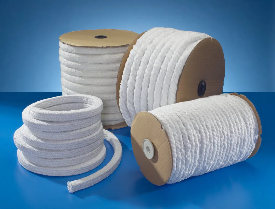 Factory Supply High Temperature Fiberglass Rope Seal Gland Packing Fiberglass Products