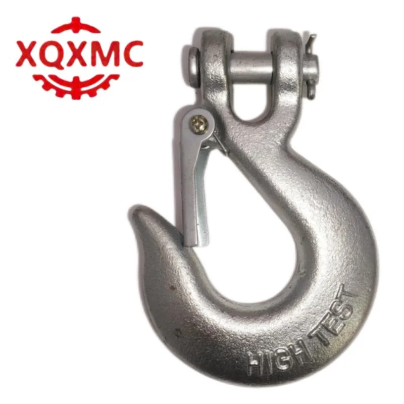 Factory Price G70 Forged Clevis Slip Hook with Latch for Trailer Chain