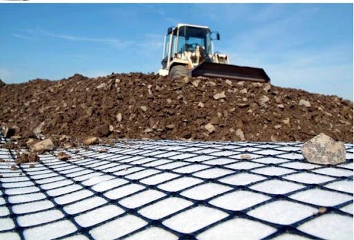 Composite PP Biaxial Geogrid with Nonwoven Geotextile for Soil Reinfocement