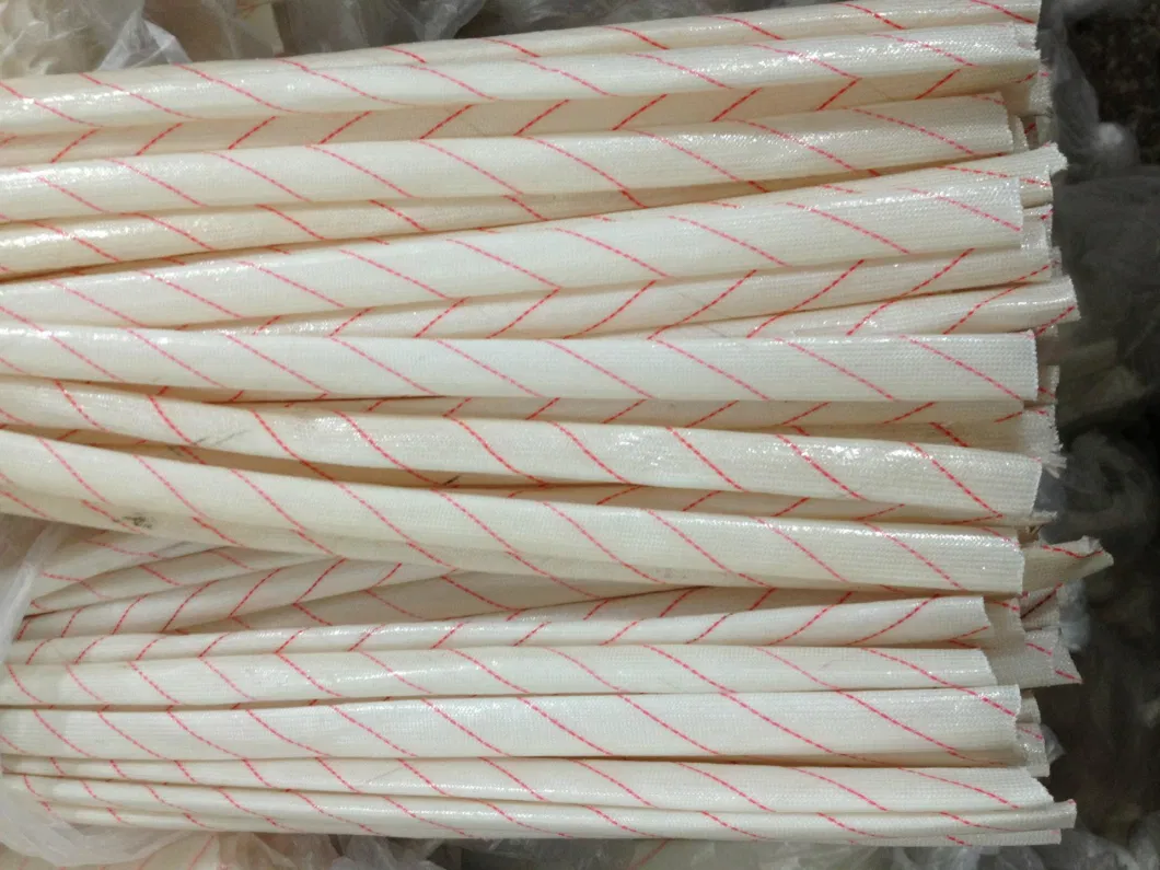 Insulation Material 2715 1.5 2.5kv PVC Resin Insulation Fiberglass Braided Sleeving Products
