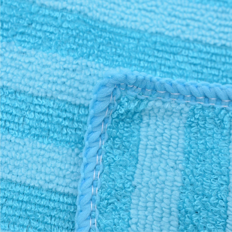 Warp Knitted Overlock Edge Cationic Towel Quick Dry Microfiber Cleaning Towel