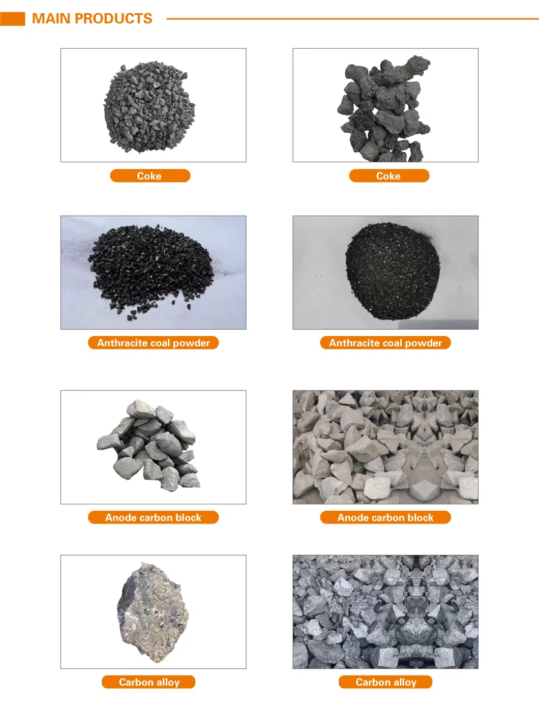 Electrocalcined Calcined Anthracite Coal for Steel Casting Anthracite Smokeless Fuel