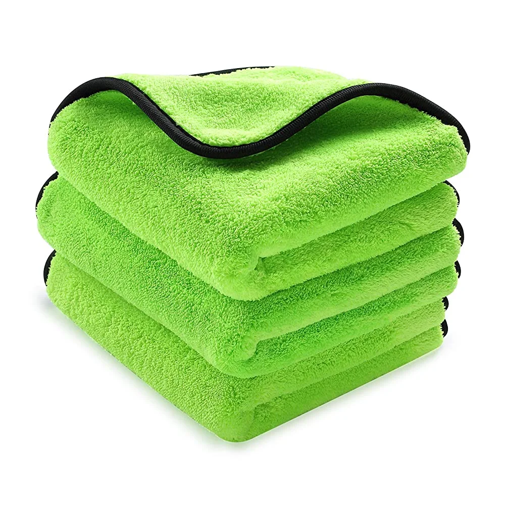 80% Polyester 20% Polyamide 1200GSM Car Drying Towels Micro Fiber Cleaning Cloth