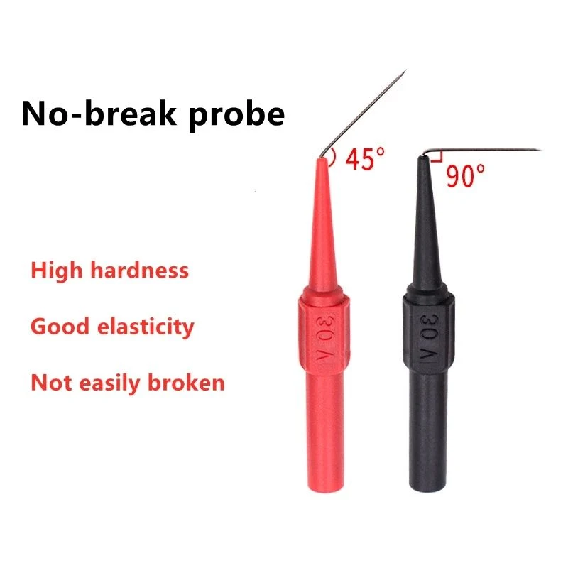 30V Diagnostic Tools Multimeter Test Lead Extention Back Piercing Needle Tip Probes Auto Tools Automotive Auto Kit Machine