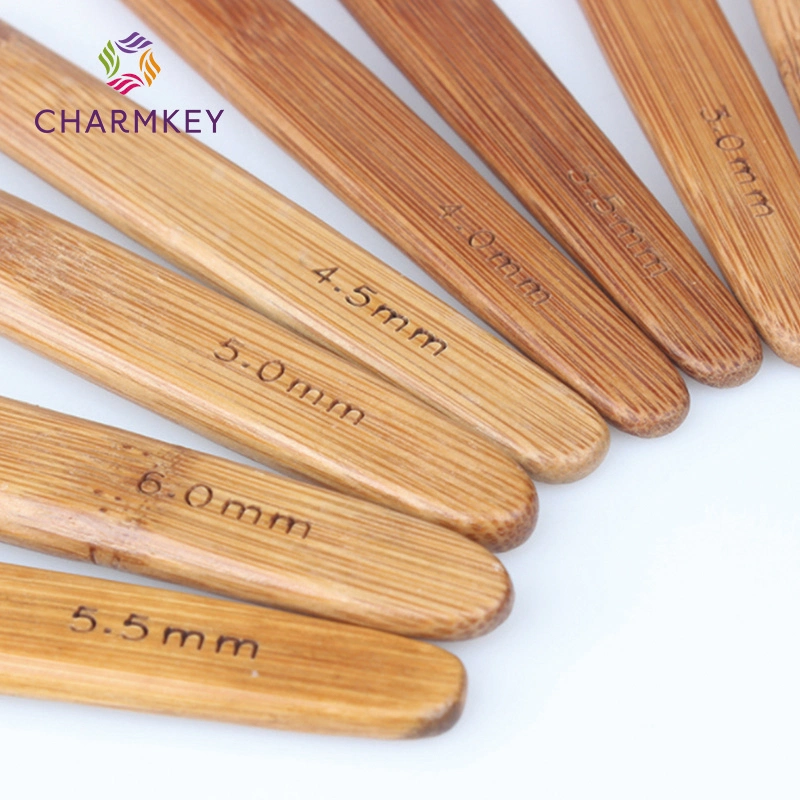 Good Quality Bamboo Crochet Hook Set Bamboo Knitting Needle