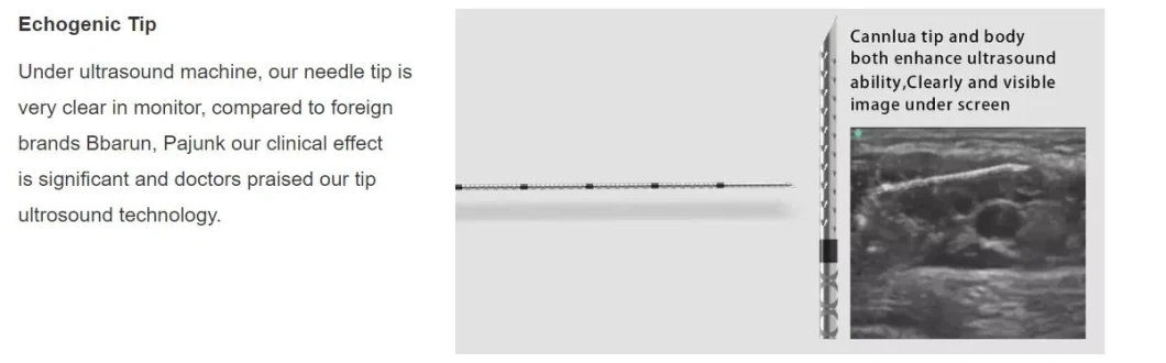 Echogenic Needle Nerve Block Plexus Needle