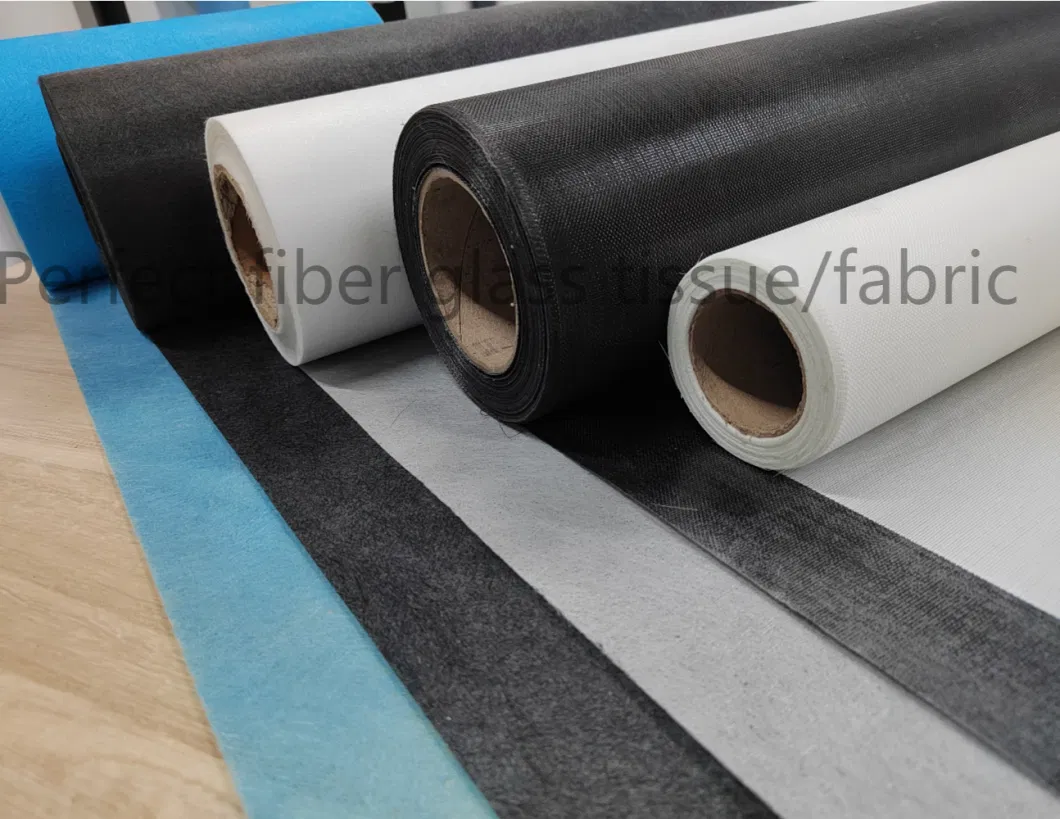 Fiberglass Cloth Black Wgf for Glass Wool Surface