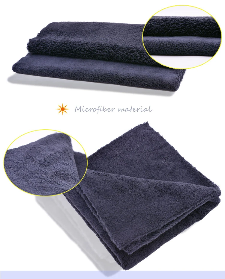 Microfiber Warp Knitted Soft Car Cleaning Towel