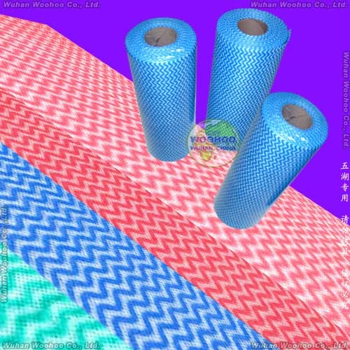 Super Absorbent Spunlace Non Woven Cleanup Roll Cloth for Household