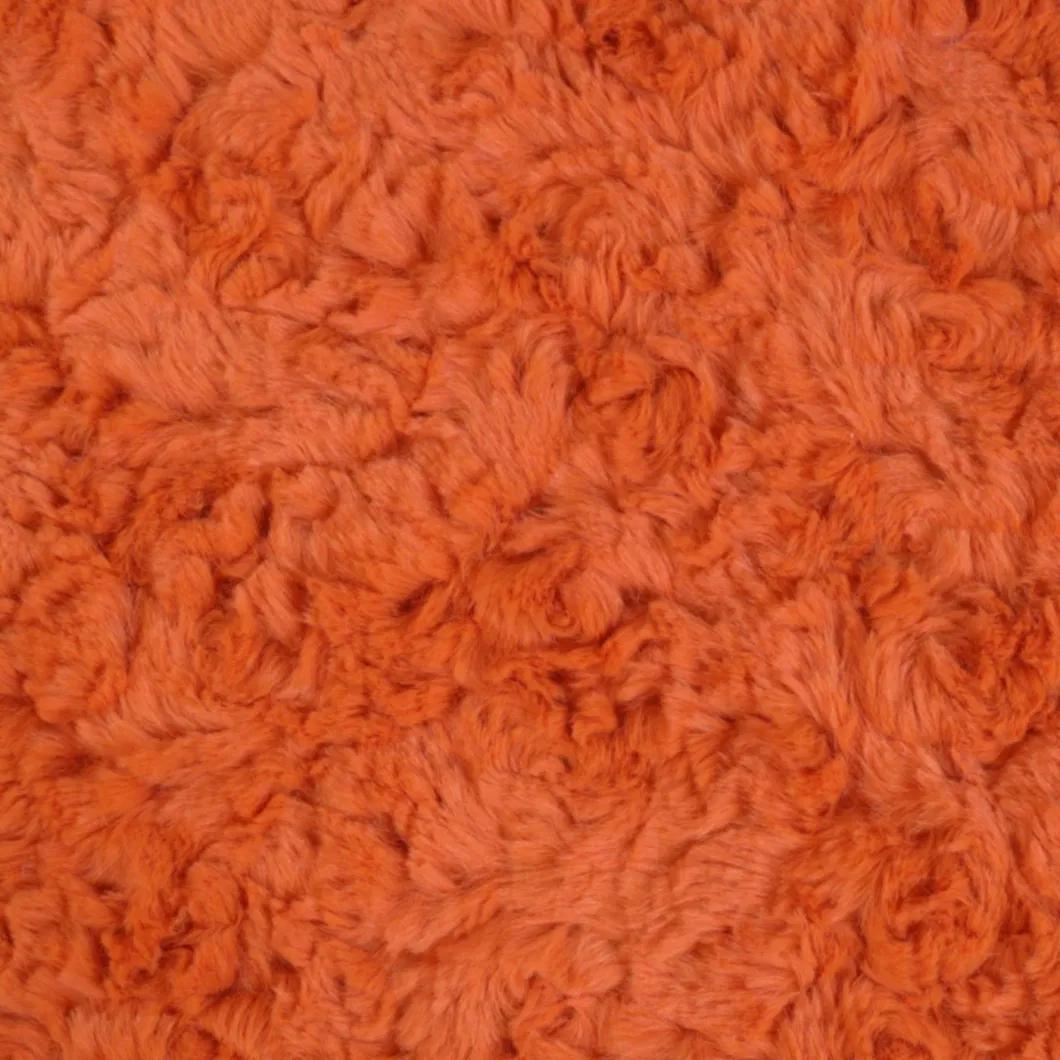 Warp Knitted Brushed Rabbit Plush Women&prime;s Toy Wool-Like Fabric