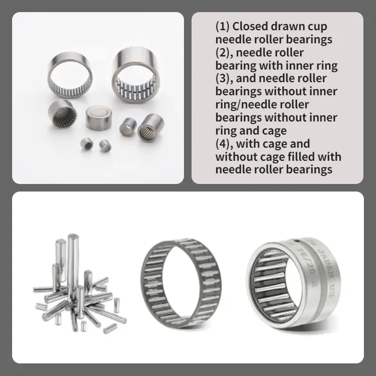 Needle Roller Bearing Stamped Outer Ring Needle Roller Bearings HK Series Precision Stamped Needle