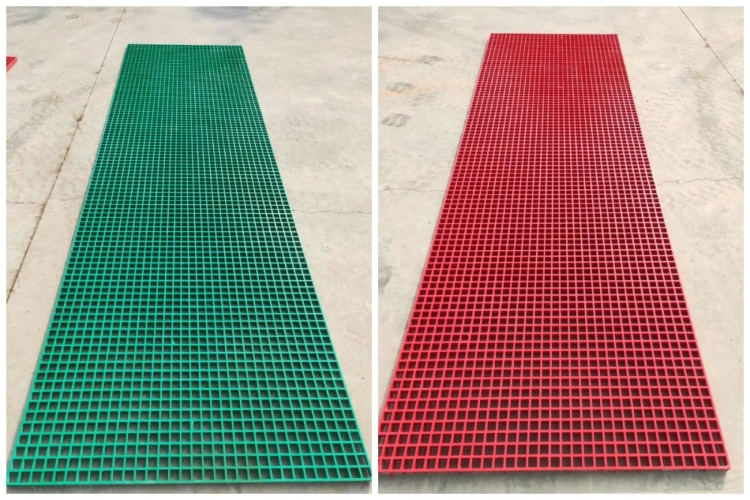 38mm*38mm Mesh Size FRP Grating Fiberglass FRP Molded Grating