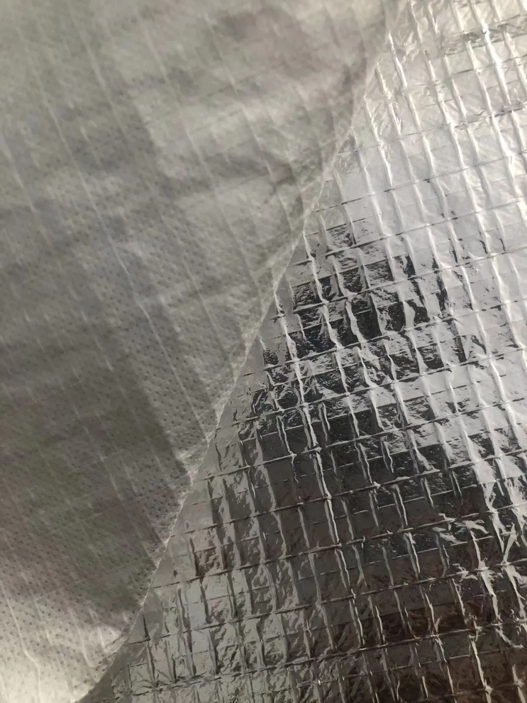 Aluminum Foil Insulation Double Side Aluminum Foil Composite Scrim and Fiberglass Mat Backing for Foam Panel