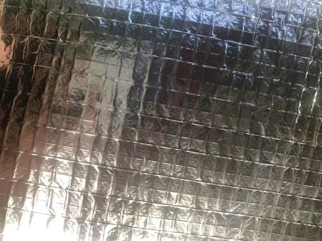 Aluminum Foil Insulation Double Side Aluminum Foil Composite Scrim and Fiberglass Mat Backing for Foam Panel