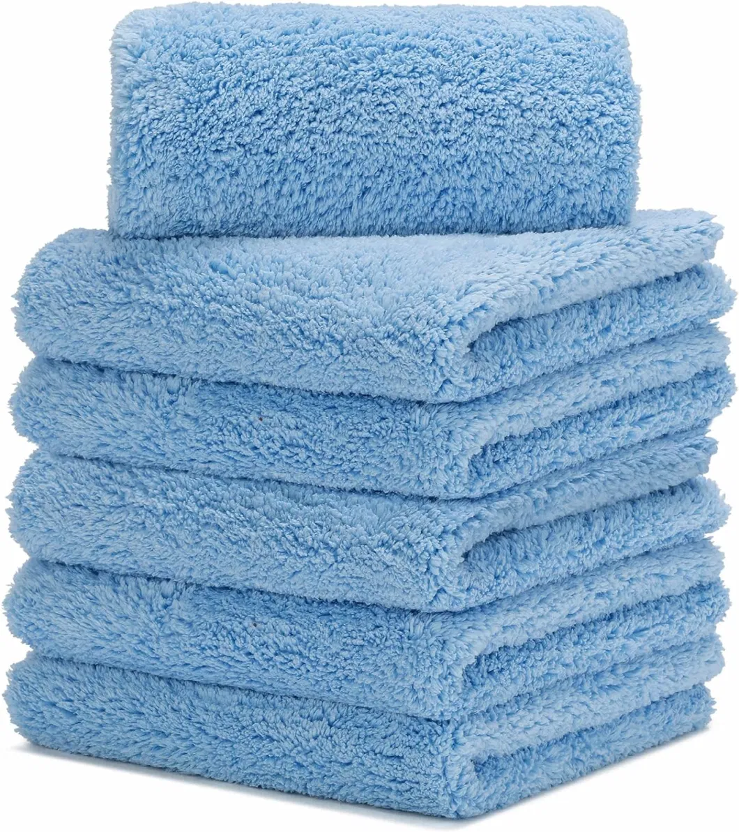 450 GSM Microfiber Towels for Cars, Car Drying Wash Detailing Buffing Polishing Towel with Plush Edgeless Microfiber Cloth