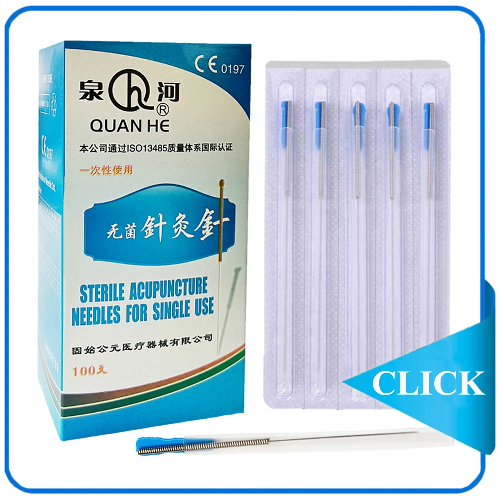 Chinese Traditional Disposable Wholesale Acupuncture Dry Needle Single Use with Guide Tube