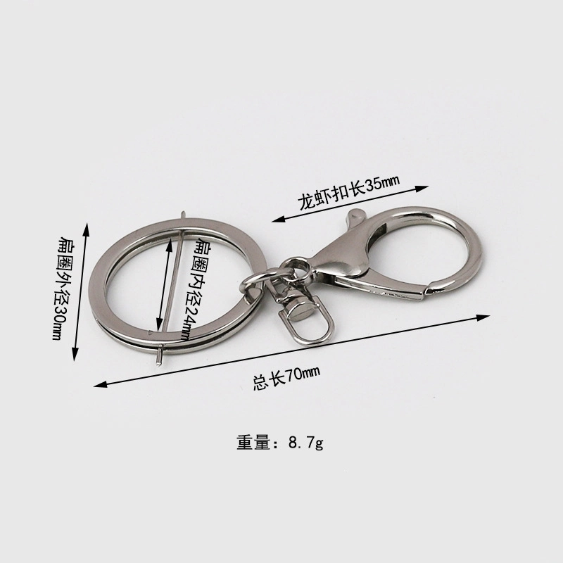 High-Grade Luggage Hardware Hanging Galvanized Alloy Dog Buckle Chain Head Hook