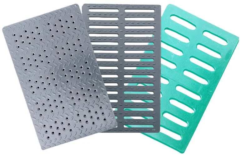 En124 BMC SMC Composite Water Gully Grate C250 D400 FRP GRP Fiberglass Plastic Gutter Grating