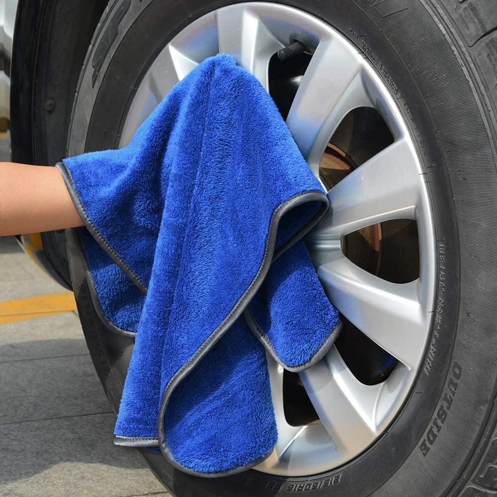 40X60cm Polyamide Water Absorbing Softness Car Detailing Water Absorbing Absorbent Coral Fleece Cleaning Microfiber 1000GSM Washing Cloth Wash Towel for Car