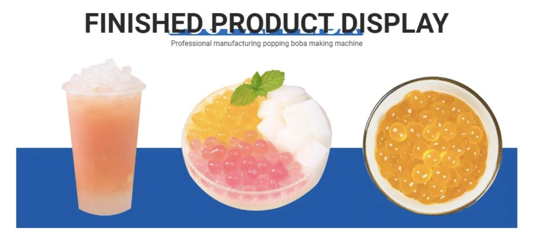 Factory Direct Price Boba Tea Ingredient Honey Flavor Popping Boba Made in Taiwan Jelly Bursting Ball Boba Popping Device