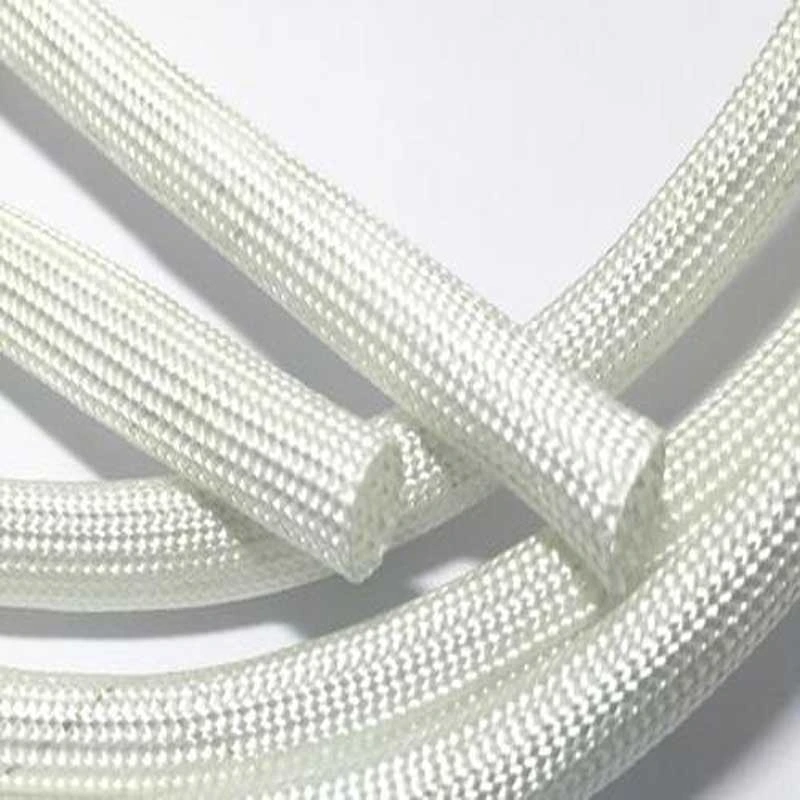 Insulation Material 2715 1.5 2.5kv PVC Resin Insulation Fiberglass Braided Sleeving Products
