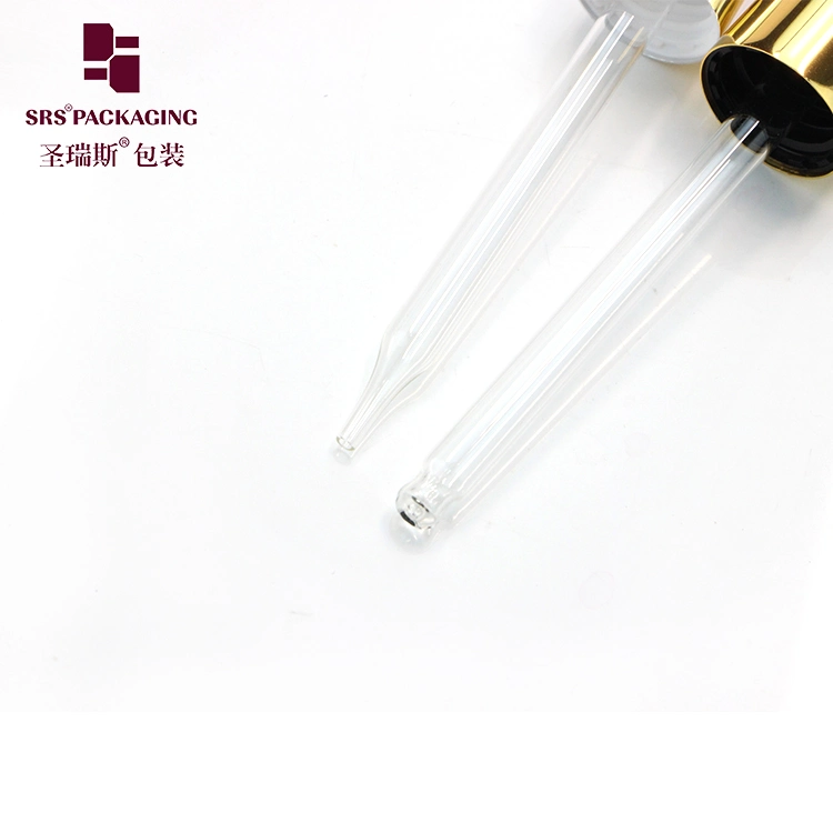 Bamboo packaging Cosmetics Hot Sale 15g 30g 50g Glass Frosted Dropper Bottle