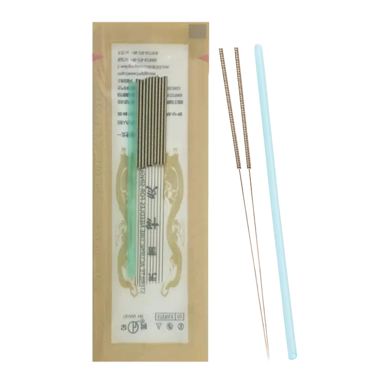 500 PCS Plastic Bag Acupuncture Needle with Guide Tube ISO 13485