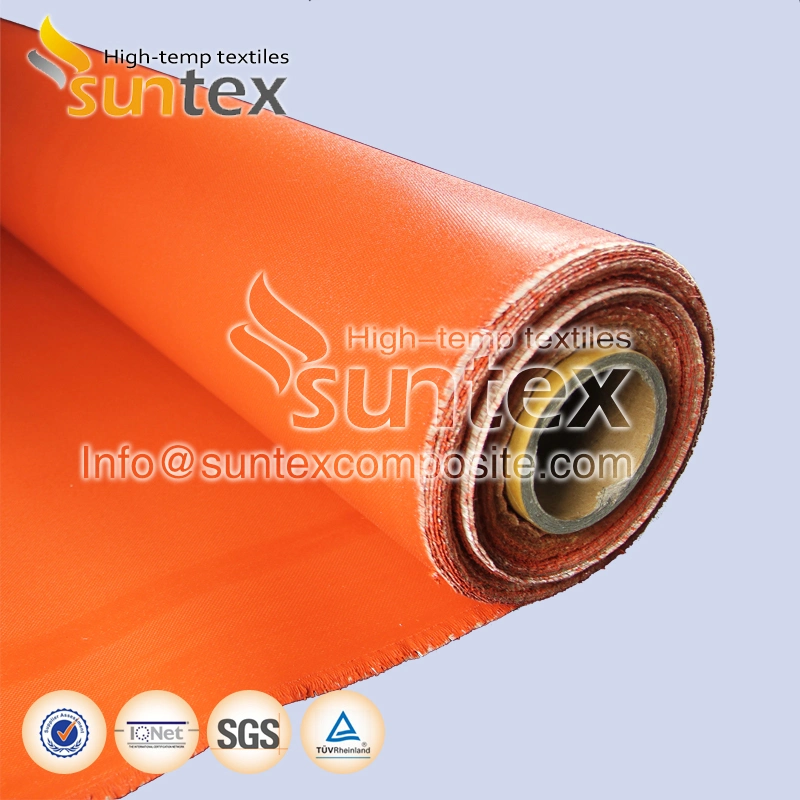 High Temperature 3784 Silicone Rubber Coated Fiberglass Fabric