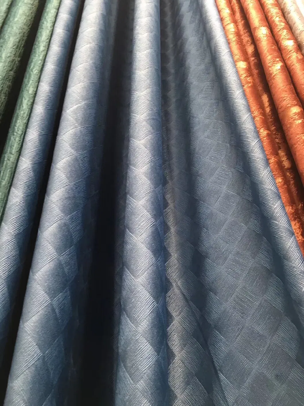 100% Polyester Warp Knitting Holland Velvet Fabric for Curtain