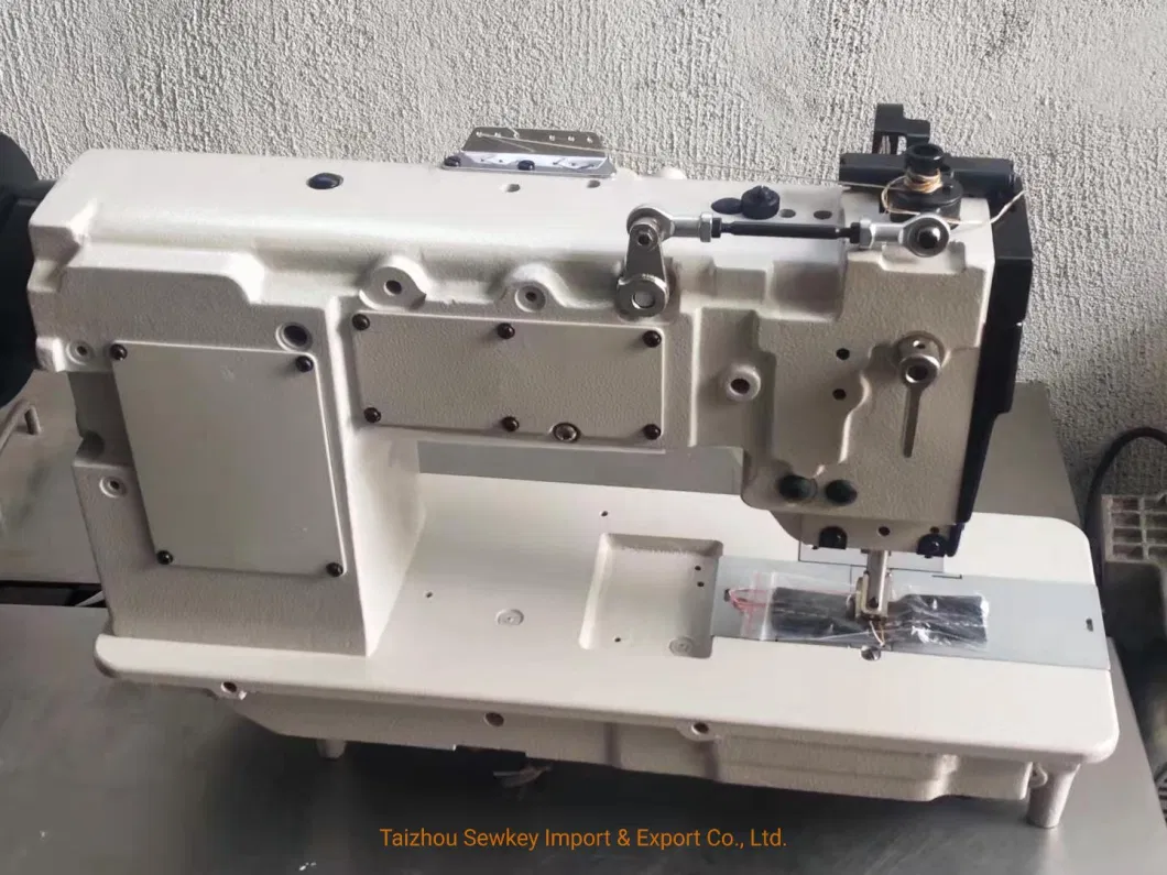 Sk 20528b Double Needle Lockstitch Sewing Machine (Needle Bar Separation, Big Hook)