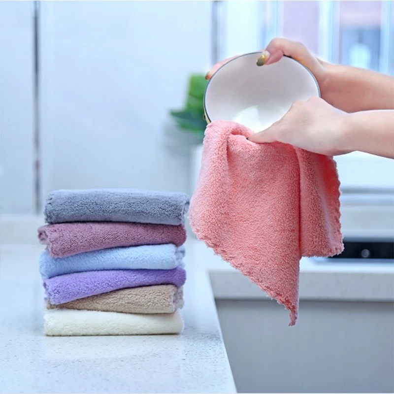 Microfiber Cleaning Cloth for Kitchen, Industrial and Car Multi-Purpose Kitchen Cleaning Micro Fiber Dishcloth