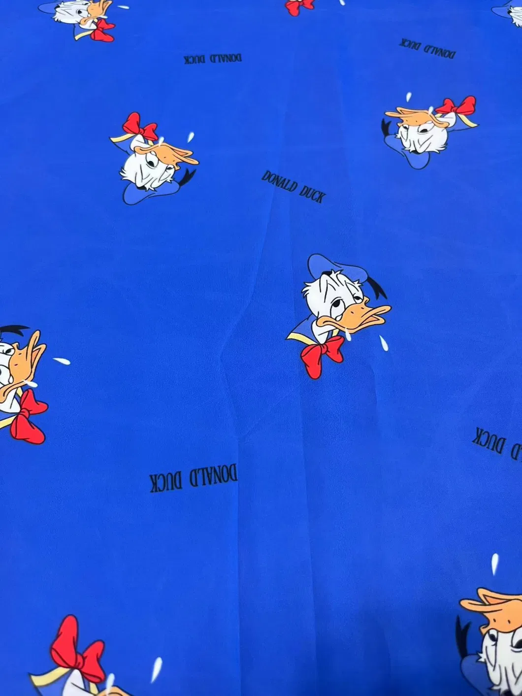 Cartoon Crying Digital Printing Polyester Fabric for Garment &Bags