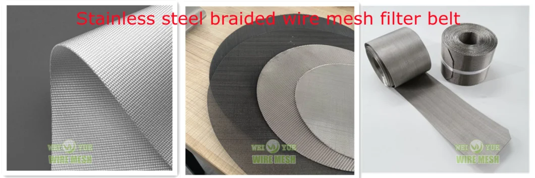 120X16 Stainless Steel Reverse Dutch Woven Filter Belt Wire Mesh Strainer Plastic Extruder Can Use Mesh Belt Conveyor Belt Conveyor Belt