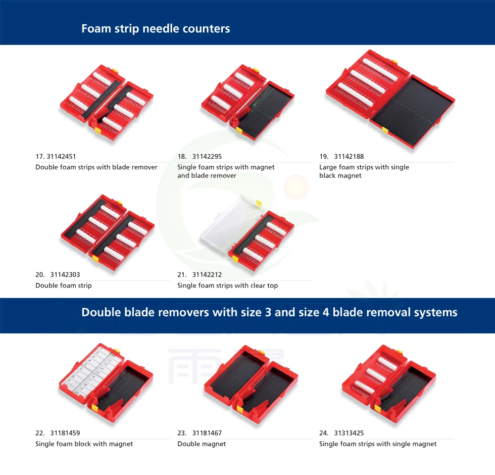 Factory Price Medical Safety Foam Block Magnetic Adhesive Needle Counter