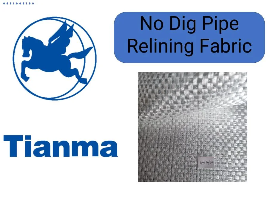 No Dig Pipe Relining Fabric, Fiberglass Reparing Fabric, Woven Roving Combo Mat