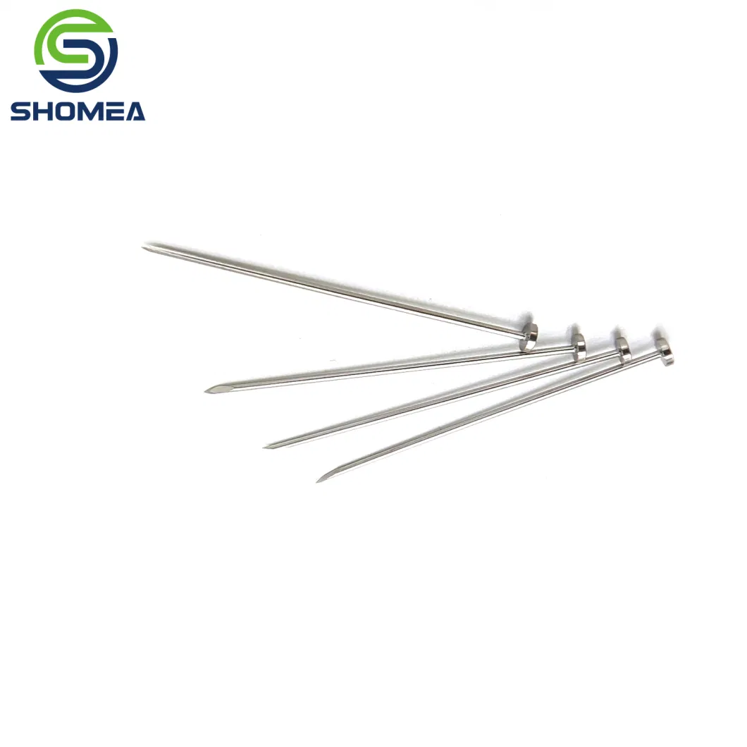 Shomea Customized 10-28g Stainless Steel Double Angle Trocar Needle with Sandblasting