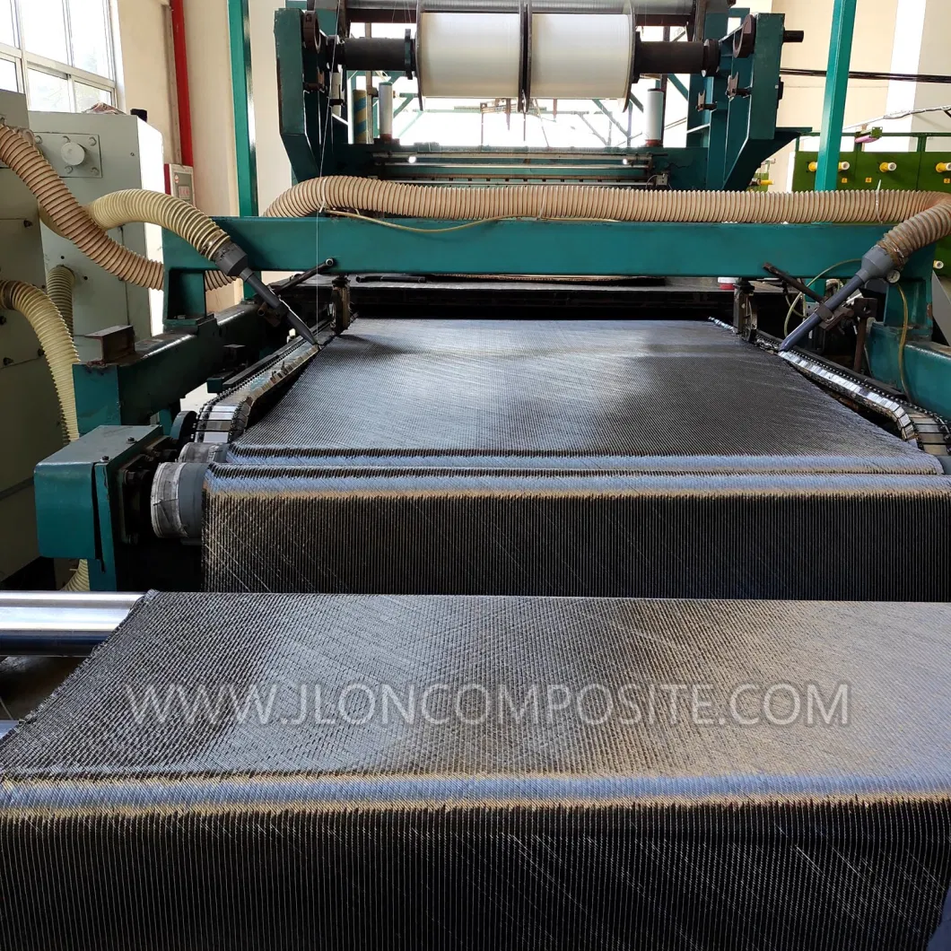 +/-45 Degree Biaxial Carbon Fiber Cloth for Buildings High Strength Multiaxial Carbon Fiber