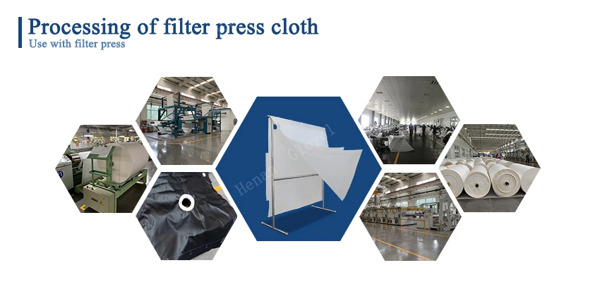 Durable Polyester Industrial Filter Cloth for Chamber Filter Press