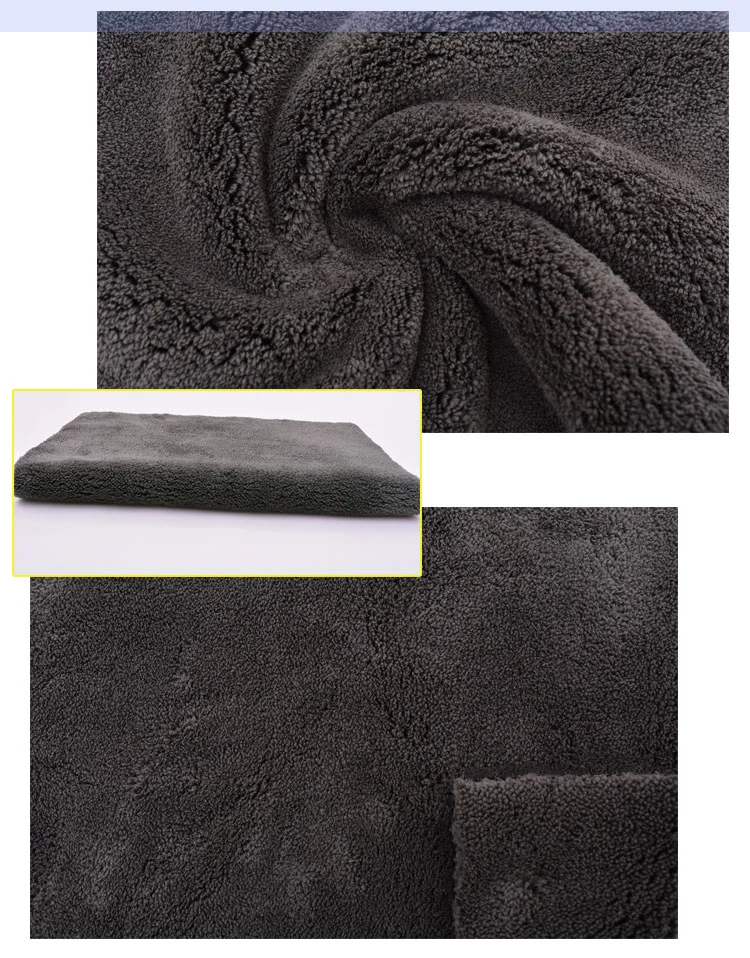 Microfiber Warp Knitted Soft Car Cleaning Towel