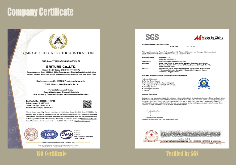 Excellent Resist to Shrink Monofilament Form PP Fiber for Industrial Workshop