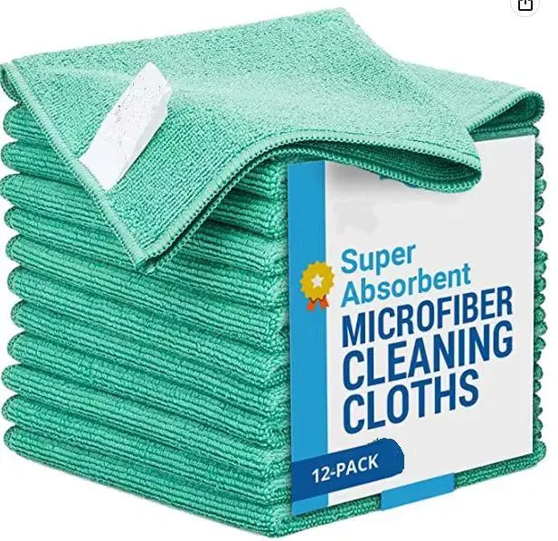 300GSM 40*40cm Microfiber Fabric Car Wash Cleaning Cloth Towel