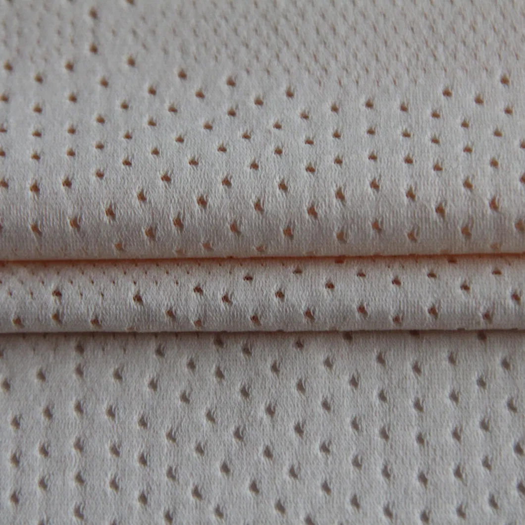 Jacquard Warp Knitting 68%Nylon 32%Spandex Mesh 170GSM Comfortable Stretch Fabric for Garment/Underwear/Swimwear