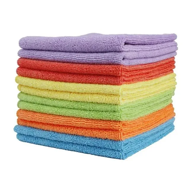 Terry Super Absorbent Microfiber Cleaning Cloths Car Kitchen Quick Bath Microfiber Towel