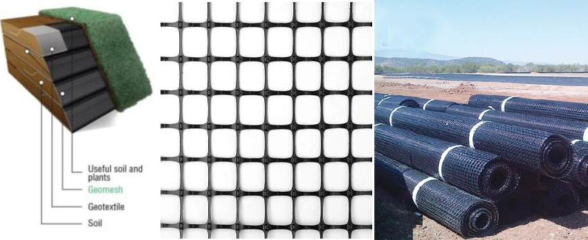 Pet Civil Engineering Uniaxial Geogrids